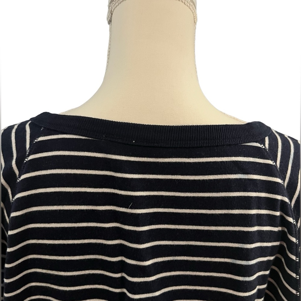 Gap-Navy/white stripe sweatshirt/sweater-Size L-Gently worn-Good condition. - Picture 3 of 8